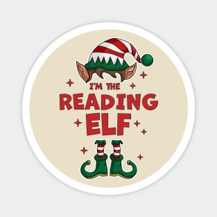 I'm The Reading Elf - Elf Matching Family Christmas Xmas Magnet